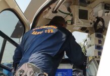 Helicóptero Saúde 10 do SAMU agiliza transporte de fígado para transplante em Maringá, PR