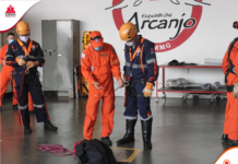 Médicos e enfermeiros do SAMU participam de treinamento para adaptação ao serviço aeromédico