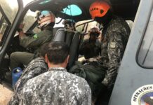 Helicóptero Nacional 01 sofre acidente no Pantanal Matogrossense e tripulação é resgatada com vida