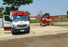 Menino com 40% do corpo queimado é transportando de avião para tratamento em Florianópolis, SC