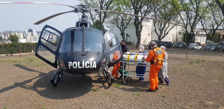 Em três meses, 63 pessoas foram socorridas pelo serviço aeromédico do Oeste Catarinense