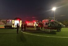 CIOPAER realiza remoção aeromédica noturna de duas vítimas de acidente com motocicleta em Icó, CE