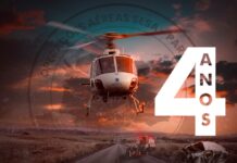 Unidade Aérea Pública da Secretaria da Saúde do Paraná completa 4 anos de operações aéreas salvando vidas