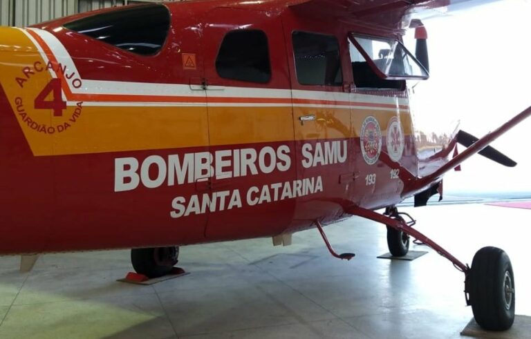 Com apoio do Corpo de Bombeiros, paciente transplantado retorna para casa em Videira, SC