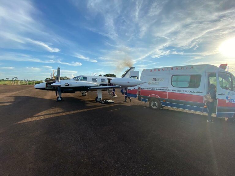 Com 27 pacientes transportados, UTI Aérea do CIOPAER do Mato Grosso completa 100 horas de voo