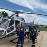 Serviço aeromédico do Oeste do Paraná faz a diferença no socorro de pacientes críticos. Foto: CONSAMU.