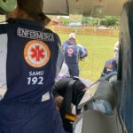 Serviço aeromédico do Oeste do Paraná faz a diferença no socorro de pacientes críticos. Foto: CONSAMU.