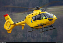 Helicóptero de resgate do grupo SAF sofre acidente durante treinamento nos Alpes franceses