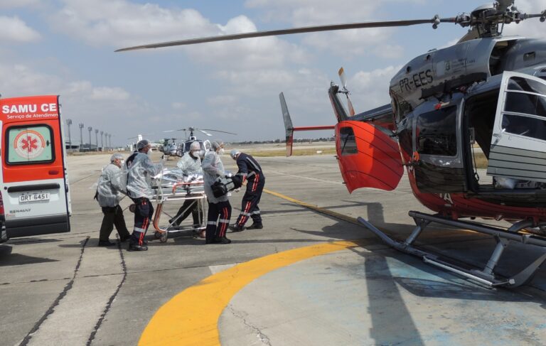 CIOPAER voou em 2020 mais de 293 horas em atendimentos aeromédicos no Ceará