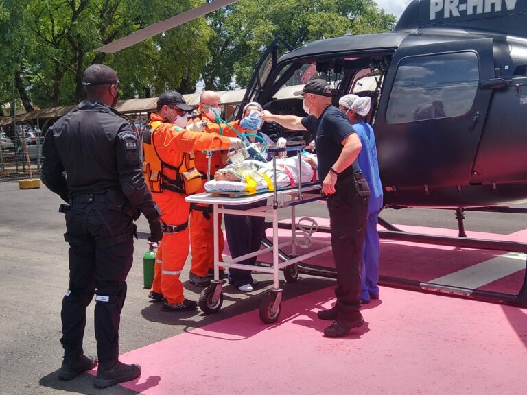 Em ano marcado pela pandemia, 50% dos voos realizados pelo SAERFRON foram para missões aeromédicas