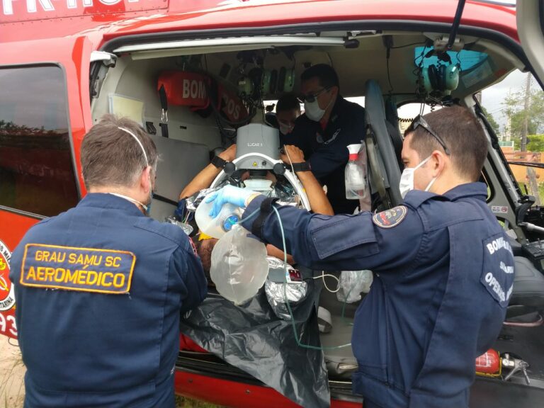 Parada cardiorrespiratória é revertida após uso de compressor torácico automático em Santa Catarina
