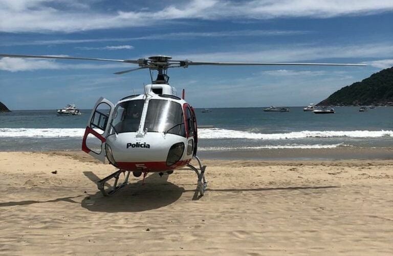 Equipe do Águia 05 resgata homem picado por cobra e mulher que sofreu queda no litoral norte de São Paulo