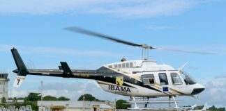 Helicóptero do IBAMA sofre acidente durante operações de combate a incêndio no Pantanal e piloto morre com a queda