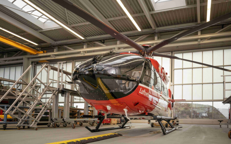 DRF iniciará em breve operação do primeiro H145 com cinco pás nas missões de resgate na Alemanha
