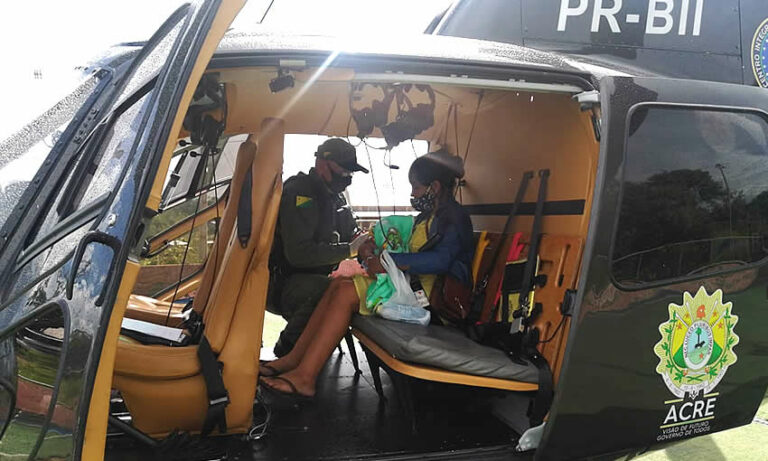 Com interdição de aeródromos, CIOPAER transporta pacientes das cidades isoladas do Acre