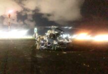 BPMOA realiza o primeiro voo noturno aeromédico durante a Operação Verão no Paraná, em 2021