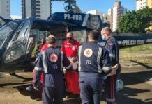 Serviço Aeromédico do Sul Catarinense completa um mês com 20 atendimentos a pacientes graves