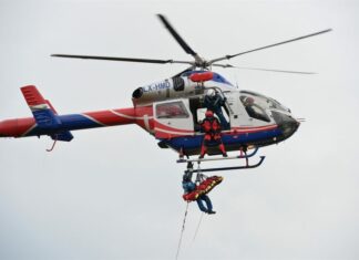 Além das missões aeromédicas, Luxembourg Air Rescue está preparada para realizar salvamento com guincho elétrico