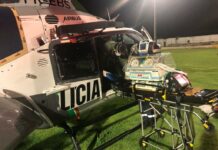 Equipes do SAMU e CIOPAER realizam transporte aeromédico noturno de recém-nascido para Fortaleza, CE