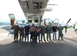 Avião Grand Caravan é cedido à PM de São Paulo e já está voando nas operações de saúde no Amazonas