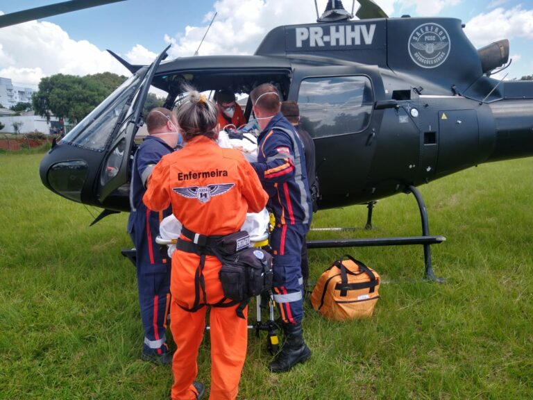Serviço aeromédico do Oeste de Catarinense realiza três atendimentos no domingo