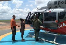 CIOPAER e SAMU mobilizam equipes para transportar bebê de Barbalha para Fortaleza, CE