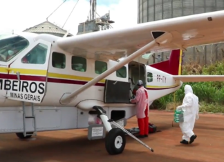 Aeronaves do Estado são utilizadas para transportar vacinas e pacientes com COVID-19 em Minas Gerais