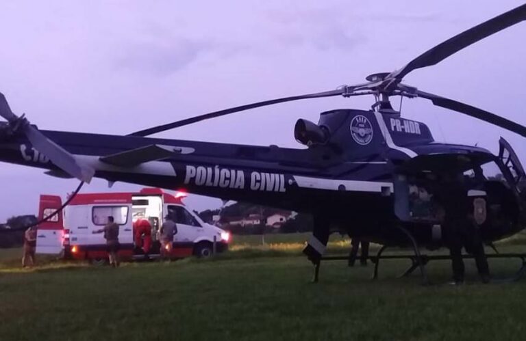 Equipes do SAER, SARASUL e SAMU são mobilizadas para resgatar vítima de crise convulsiva em Grão Pará, SC
