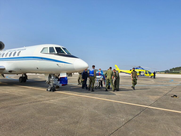 Em dois dias, Força Aérea Portuguesa realizou transportes de pacientes, vacinas e órgãos para transplantes