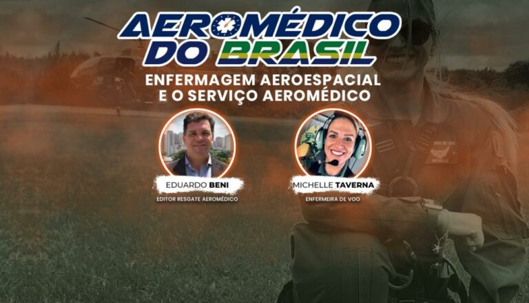 “Enfermagem Aeroespacial e o Serviço Aeromédico” será tema de live no dia 10 de março