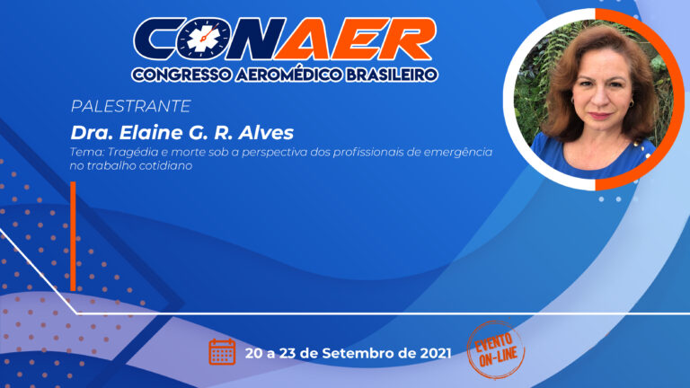 Tragédia e morte sob a perspectiva dos profissionais de emergência será tema de palestra no 2º CONAER
