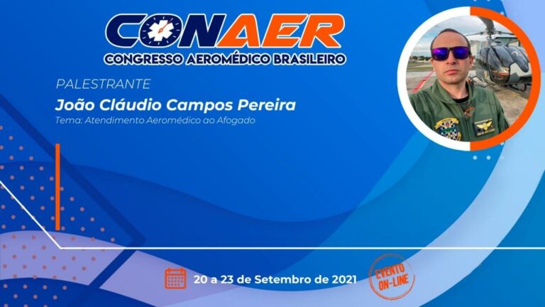 Atendimento aeromédico no afogamento será tema de oficina no 2º CONAER