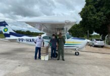 Aviões do CIOPAER são utilizados na distribuição de vacinas contra a COVID-19 no Mato Grosso