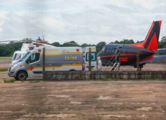 Quantidade de remoções aeromédicas dispara nos primeiros meses de 2021 no Pará