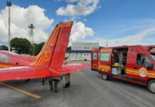 Corpo de Bombeiros do MS receberá repasse anual de R$ 1,3 milhão da Secretaria de Saúde para serviço de resgate aéreo