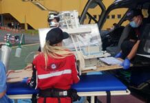 Equipe integrada do SAER e SARASUL transporta recém-nascido de Tubarão para Joinville, SC