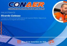 Segurança operacional no resgate aeromédico será tema de palestra no 2º CONAER