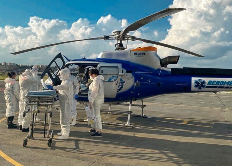 Pandemia faz crescer demanda por transporte aeromédico da Helisul Aviação
