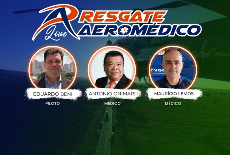 “Resgate Aeromédico em Rodovia” será tema de live no dia 09 de junho, às 19h30