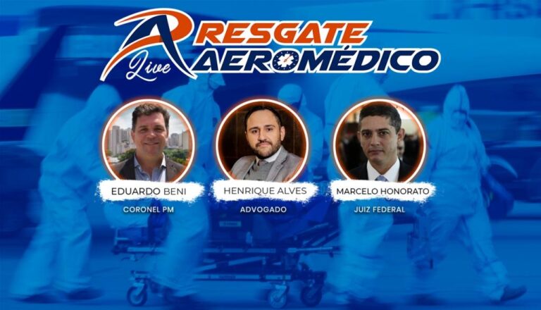 “Óbito em voo durante operação aeromédica” será tema de live no dia 16 de junho, às 19h30