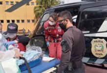 Criança de 3 meses é transferida de helicóptero de Criciúma para hospital em Joinville, SC