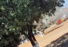 Helicóptero do Corpo de Bombeiros sofre acidente em Jequitaí, região norte de Minas Gerais