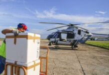 Aeronaves da CIOPAER já realizaram 50 missões de transporte de vacinas no Ceará com 115 horas voadas