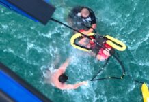 GRAER e bombeiros realizam difícil salvamento de banhista na Praia do Buracão, em Salvador