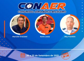 Operações aeromédicas durante a pandemia de COVID-19 será tema de mesa redonda no 2º CONAER