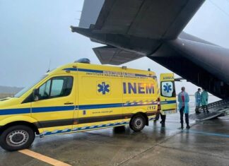Força Aérea Portuguesa realiza transporte aeromédico de paciente utilizando ECMO