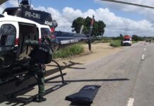 Equipes do GTA da Paraíba e do SAMU resgatam vítima de acidente de trânsito na BR-230