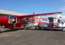 Arcanjo 09 do Corpo de Bombeiros de Minas realiza transporte aeromédico de bebê de seis meses