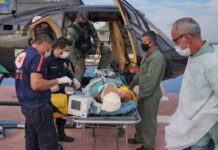 Bombeiros, SAMU e CIOPAER são acionados para resgatar homem atingido por árvore em Xapuri, AC