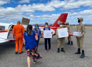 Avião do Corpo de Bombeiros realiza sua primeira missão na Paraíba